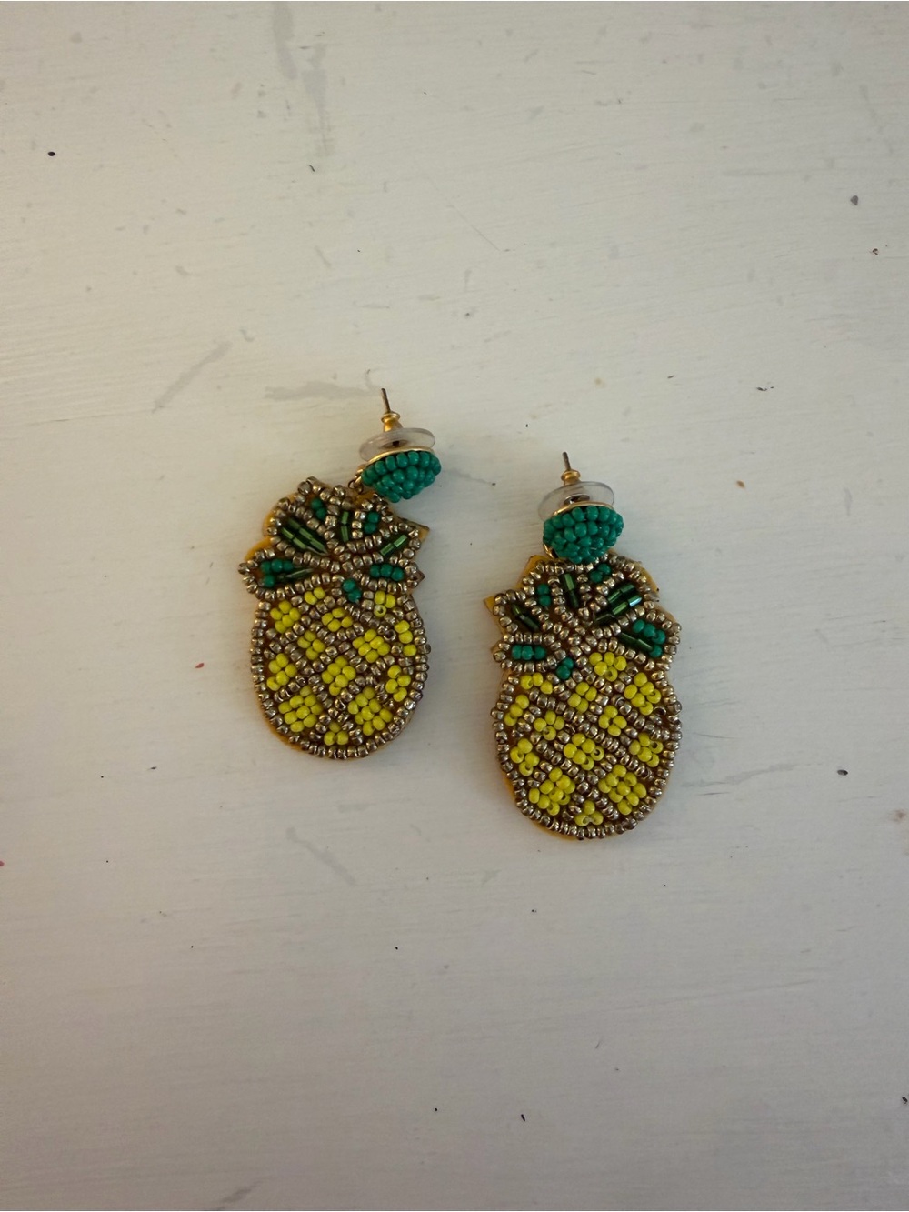 J.Crew Pineapple earrings